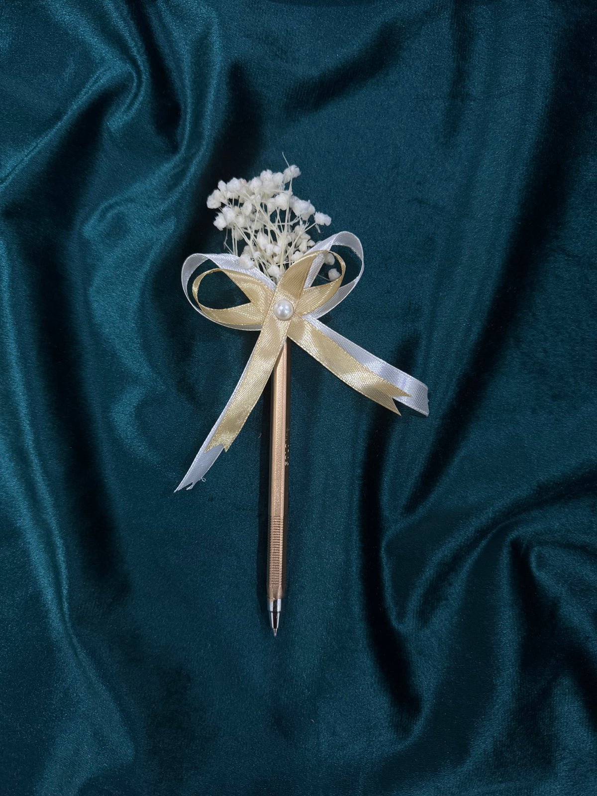 Golden Baby Breath Nikkah Pen